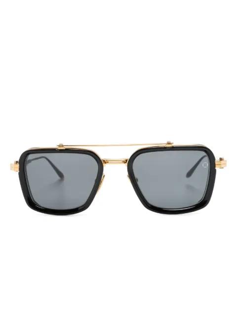rectangle-frame tinted sunglasses by AKONI