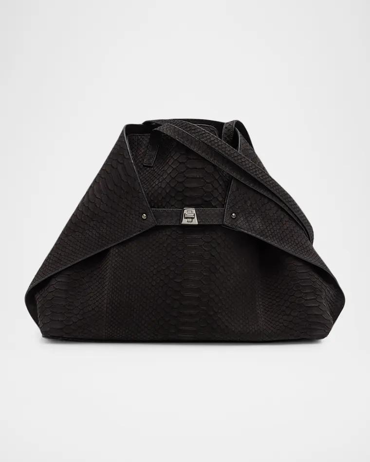 Ai Medium Python Convertible Shoulder Bag by AKRIS