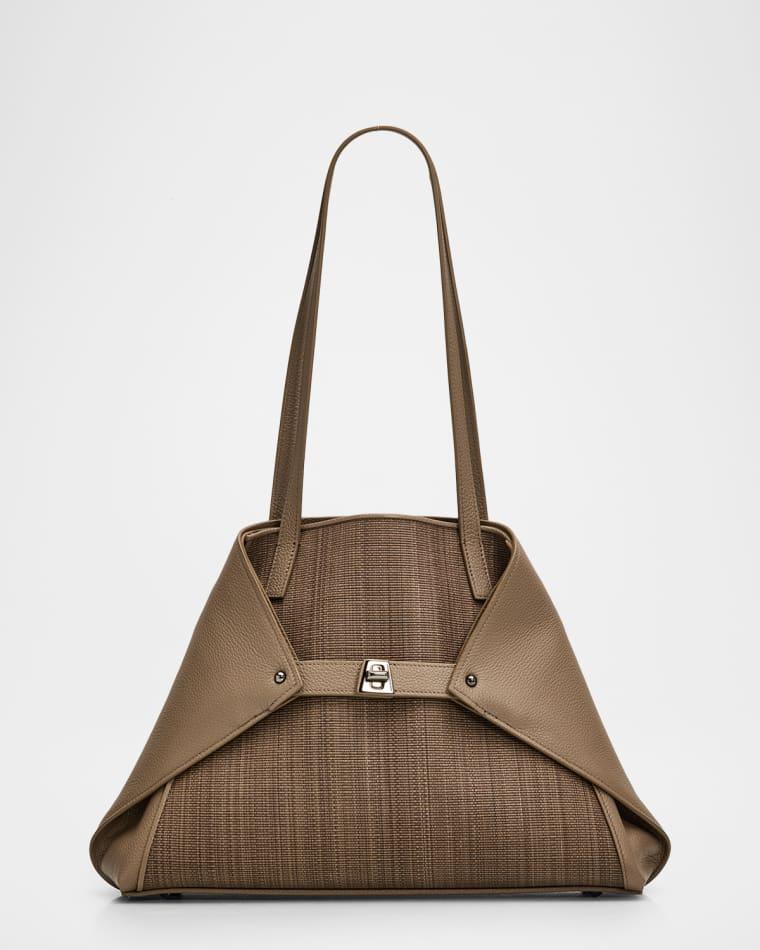 Ai Small Leather Shoulder Bag by AKRIS