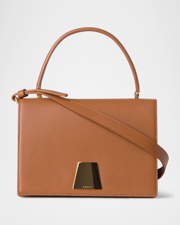 Alice Small Leather Top-Handle Bag by AKRIS