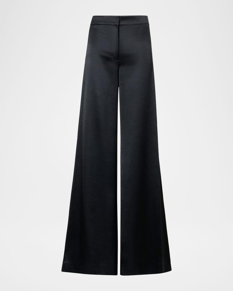 Celeste Wool Silk Wide-Leg Pants by AKRIS