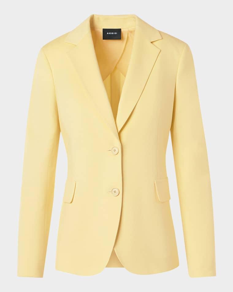 Daigon Single-Breasted Cashmere Blazer Jacket by AKRIS