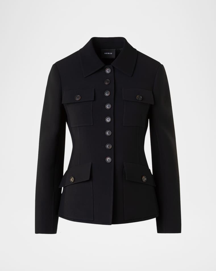 Delia Single-Breasted Wool Double-Face Jacket by AKRIS