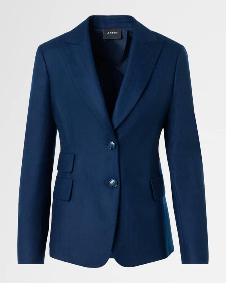 Hans Cashmere Single-Breasted Jacket by AKRIS