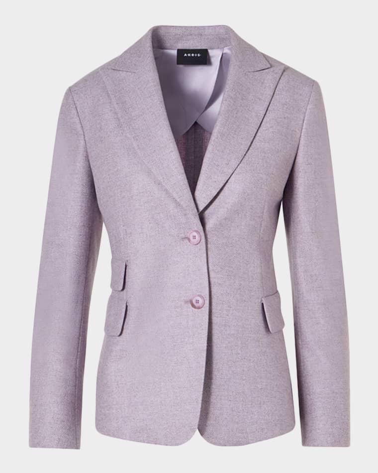 Hans Single-Breasted Cashmere Jacket by AKRIS
