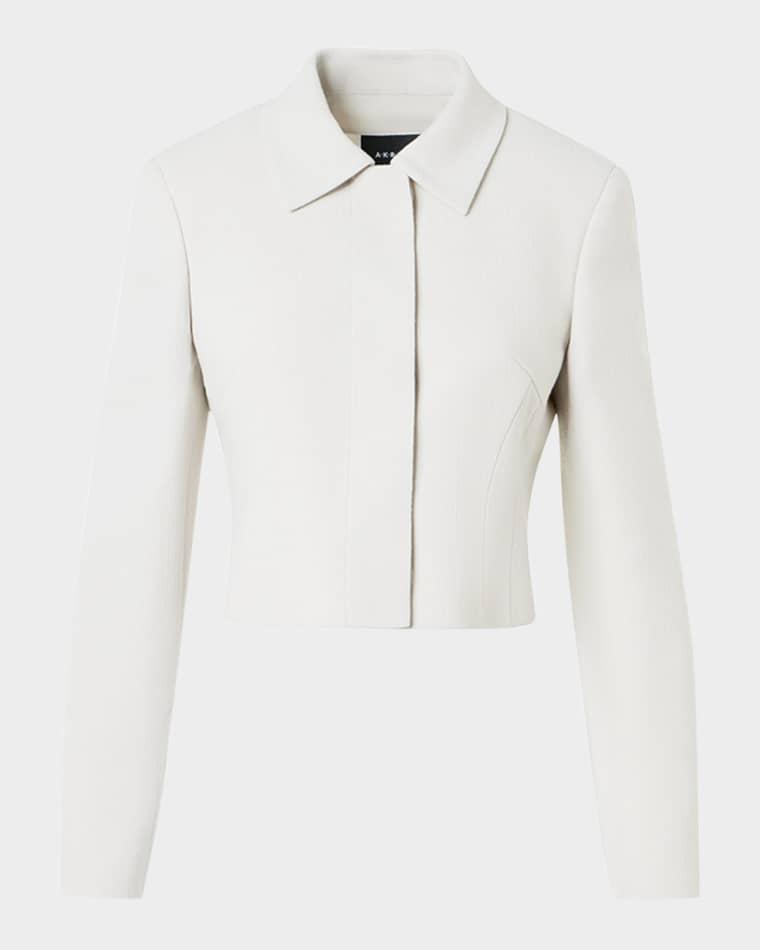 Helios Wool Slim Short Jacket by AKRIS