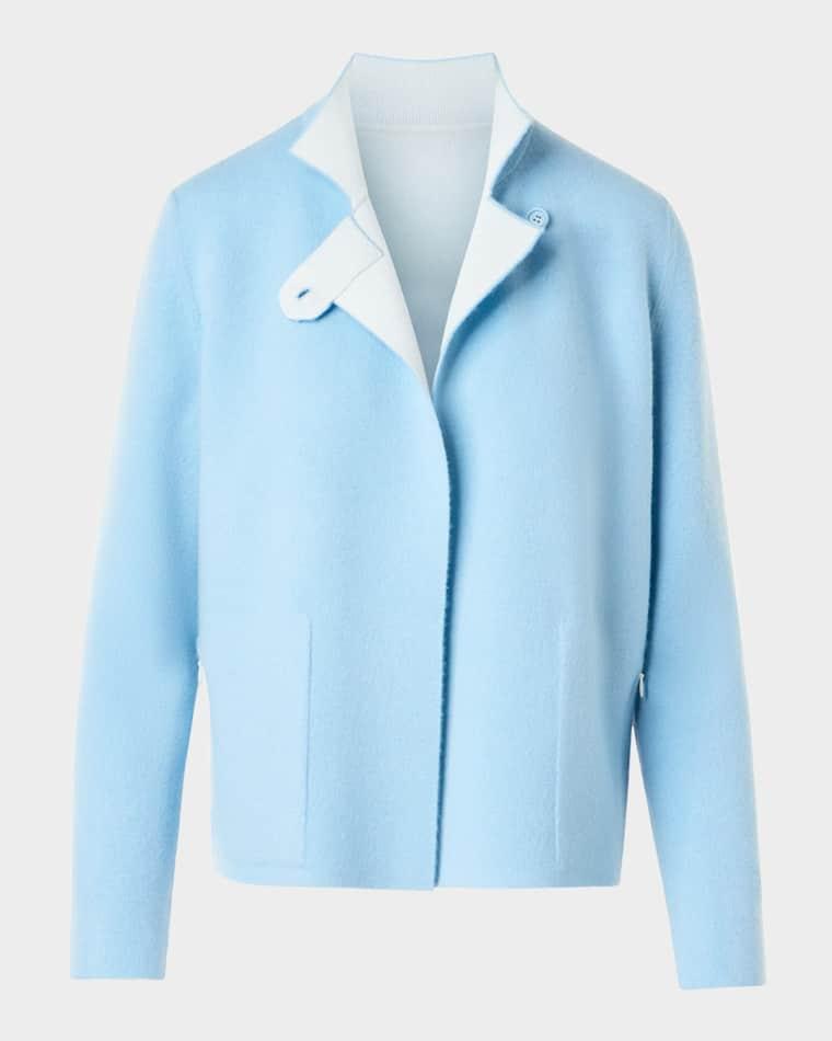 Reversible Cashmere Single-Breasted Jacket by AKRIS