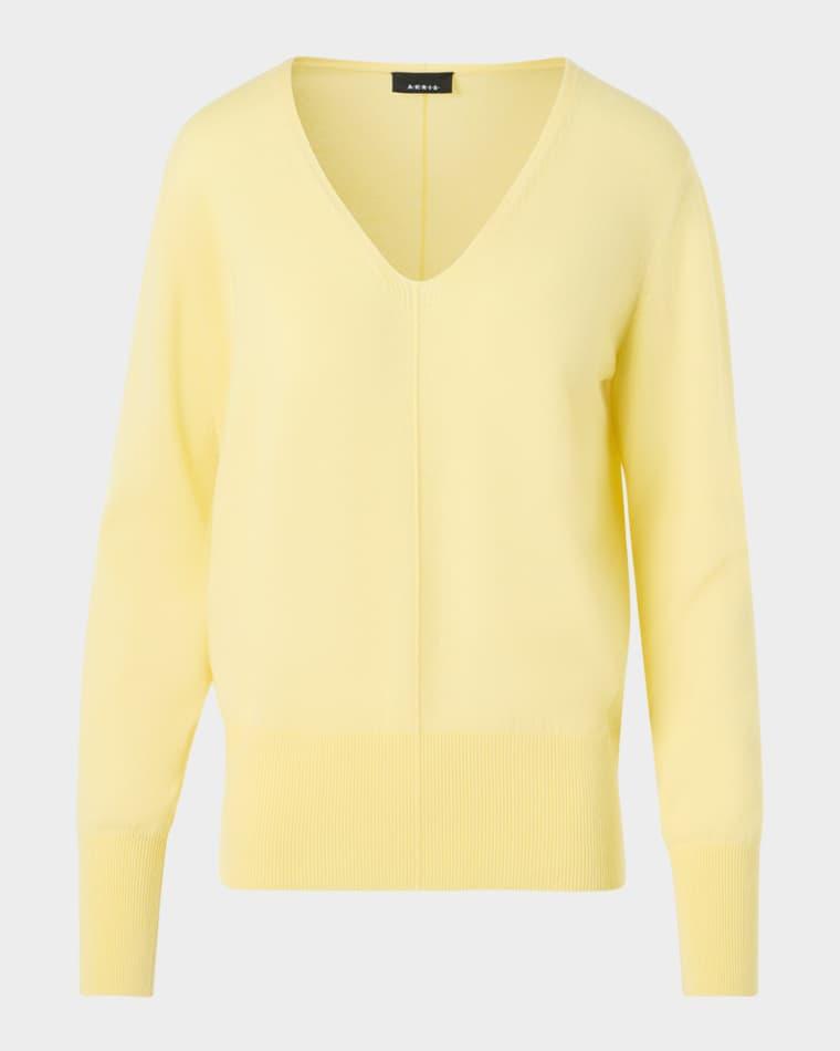 V-Neck Cashmere Sweater by AKRIS