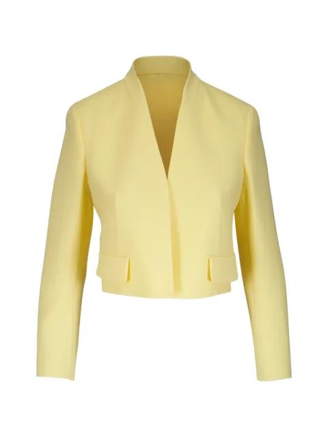 V-neck cropped jacket by AKRIS