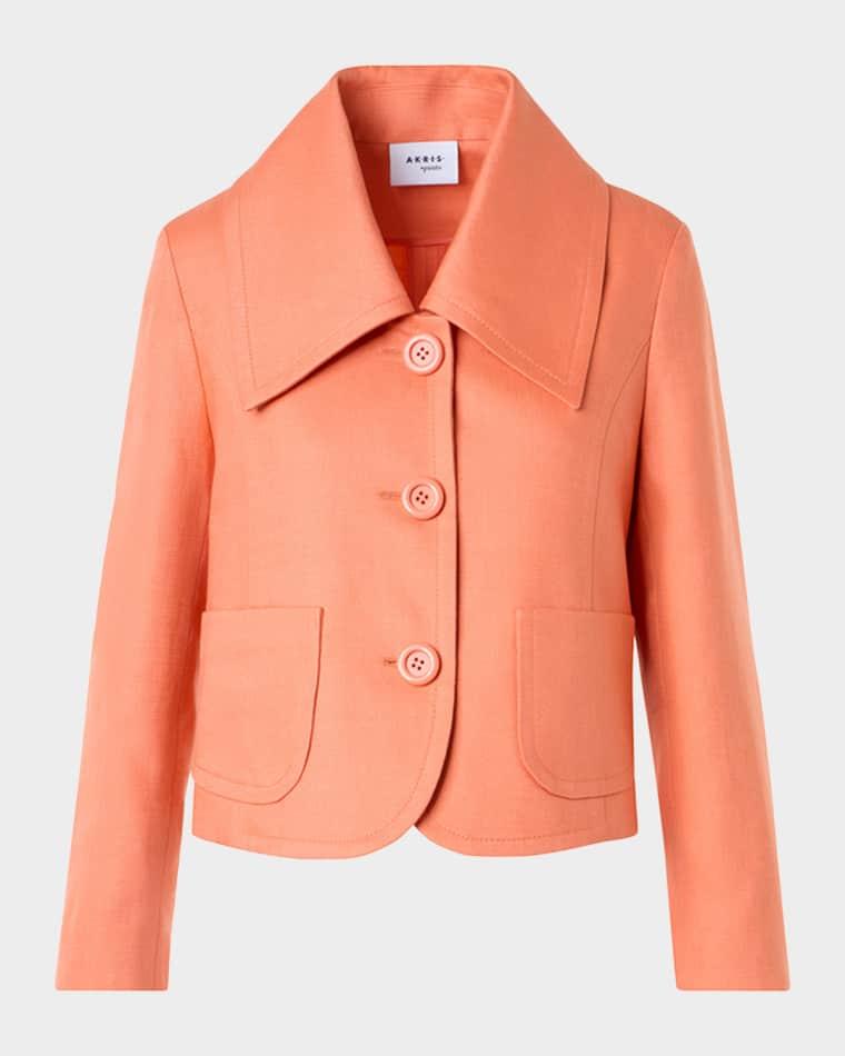 Washed Linen Jacket by AKRIS