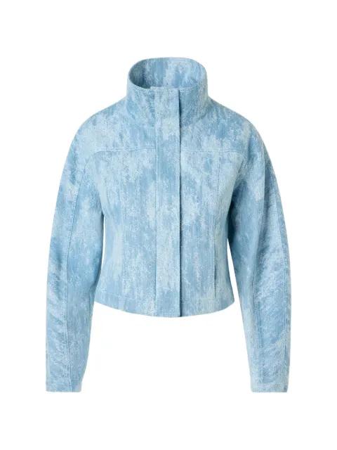 blue denim jacket by AKRIS