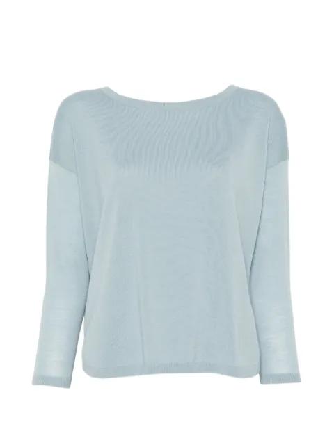 boat-neck sweater by AKRIS