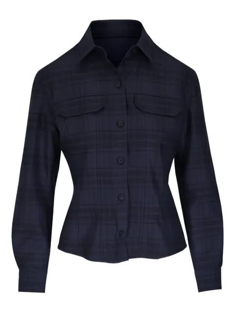 check flap-pocket shirt by AKRIS