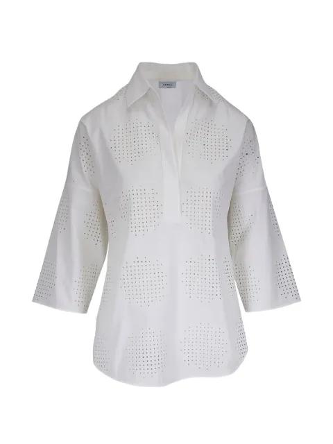 cutout blouse by AKRIS