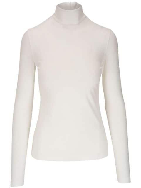 high-neck top by AKRIS