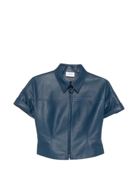 leather shirt by AKRIS