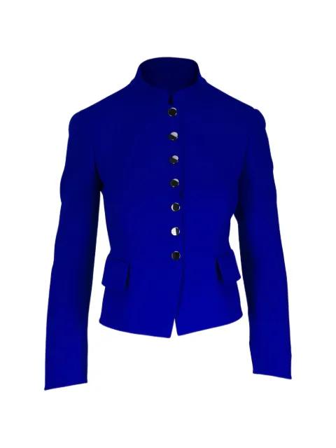 mandarin-collar jacket by AKRIS