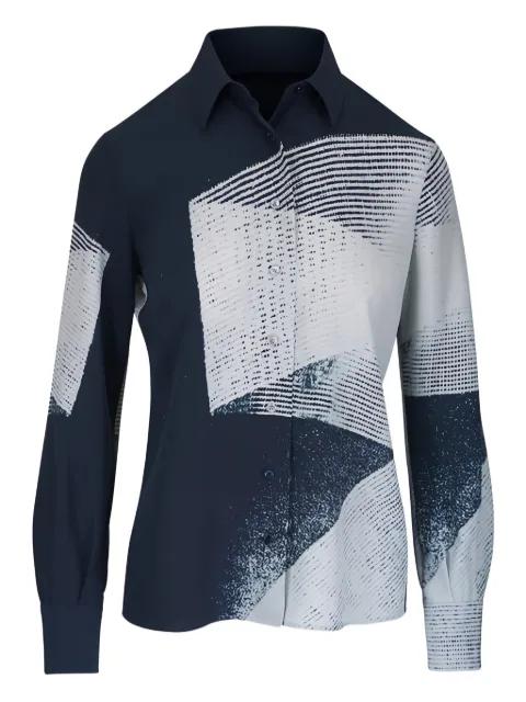 print collared shirt by AKRIS