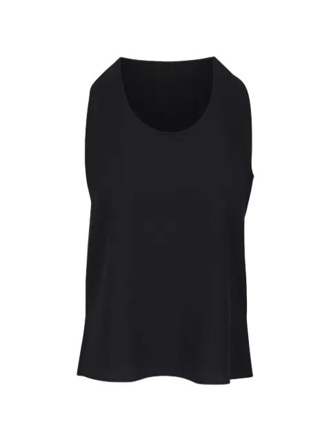 scoop-neck top by AKRIS