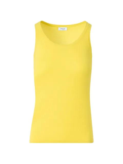 scoop-neck top by AKRIS
