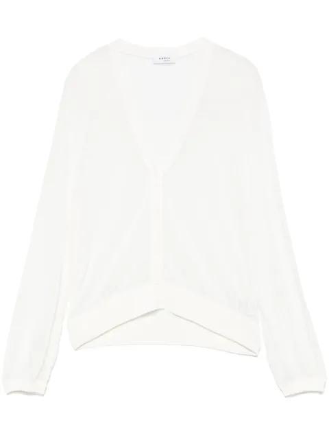 semi-sheer cardigan by AKRIS