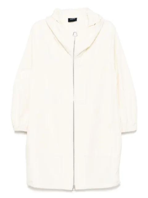 silk taffeta parka by AKRIS