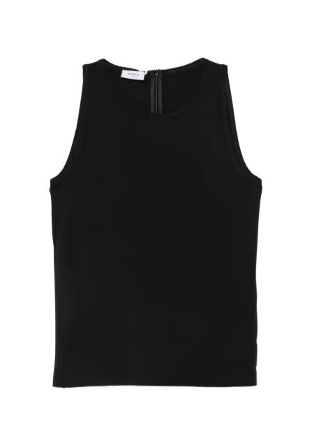 sleeveless zip-fastening top by AKRIS
