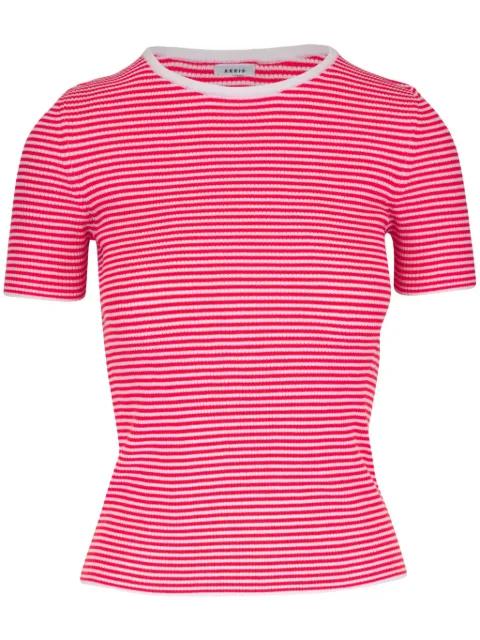 striped T-shirt by AKRIS