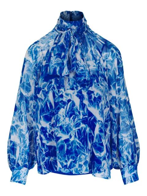 tie-neck blouse by AKRIS