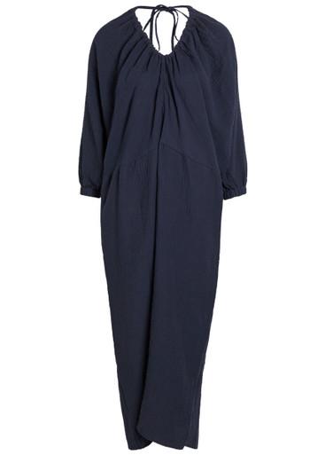 Cut-out stretch-cotton gauze midi dress by AKYN