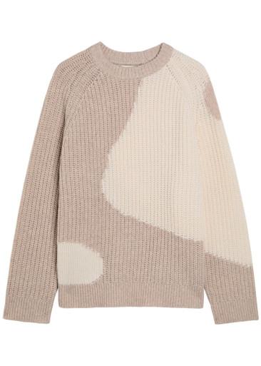 Remi colour-blocked wool  jumper by AKYN