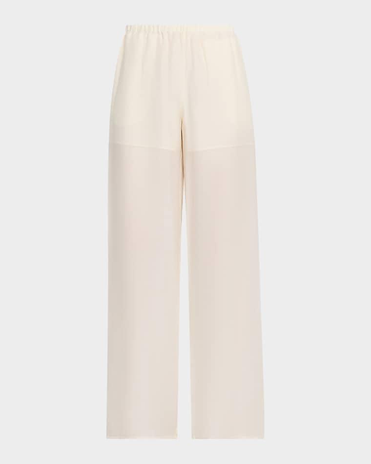 Teagan Sheer Loose Trousers by AKYN STUDIO