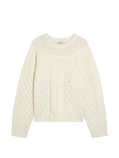 cable-knit sweater by AKYN