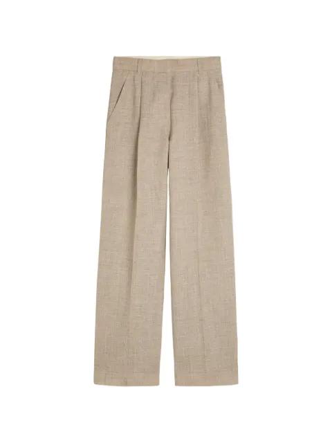 pleated wide-leg trousers by AKYN