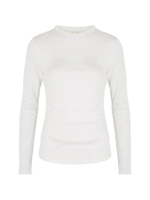 ruched long-sleeve T-shirt by AKYN