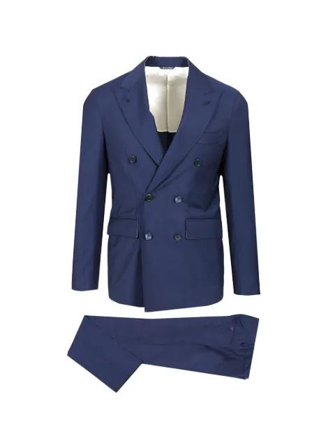 Positano double-breasted wool suit by AL DUCA D'AOSTA 1902