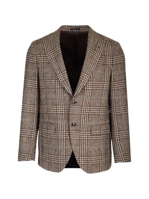 Prince of Wales check single-breasted jacket by AL DUCA D'AOSTA 1902