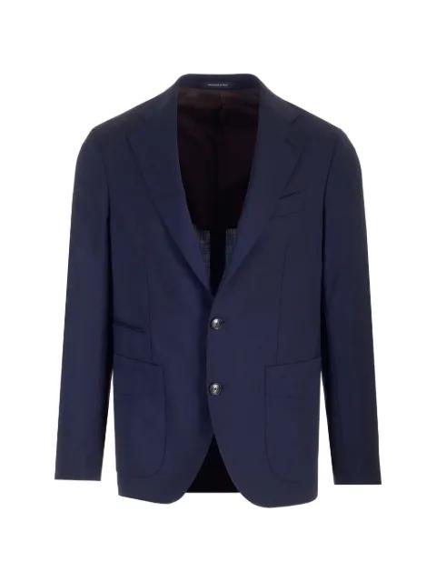 Travel single-breasted wool blazer by AL DUCA D'AOSTA 1902