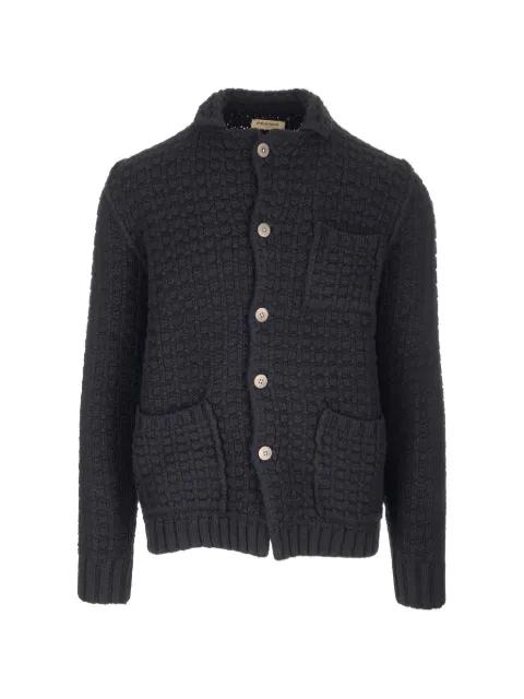 chunky-knit button-up cardigan by AL DUCA D'AOSTA 1902