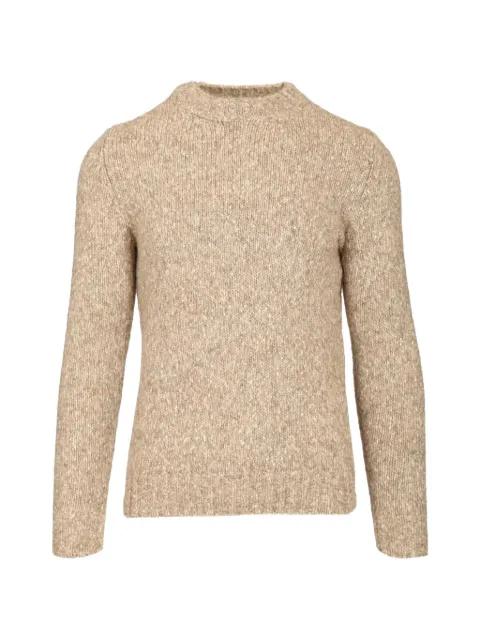 chunky-knit crew-neck sweater by AL DUCA D'AOSTA 1902