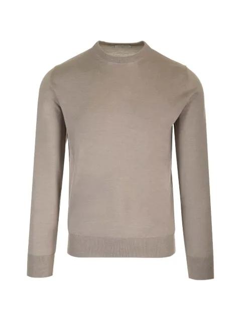 crew-neck fine-knit sweater by AL DUCA D'AOSTA 1902