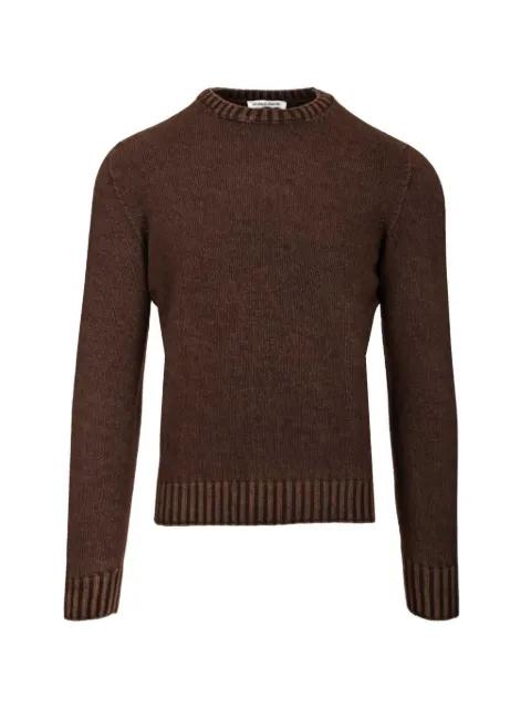 crew-neck ribbed-trim sweater by AL DUCA D'AOSTA 1902