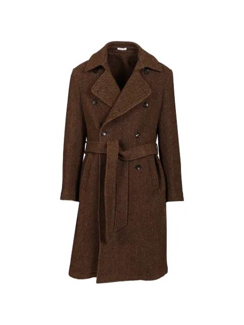 double-breasted belted coat by AL DUCA D'AOSTA 1902