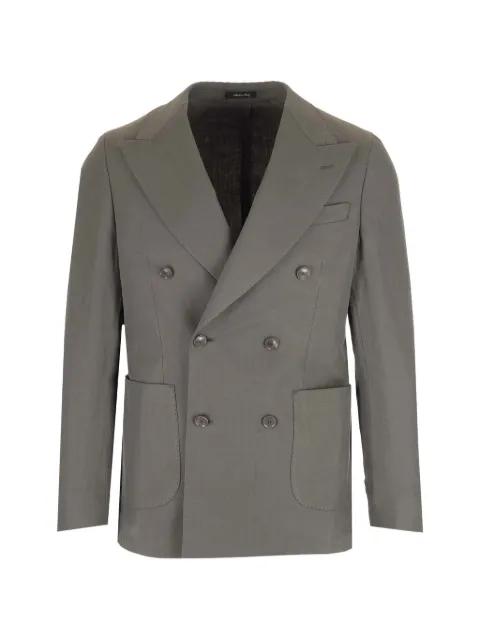 double-breasted cotton blazer by AL DUCA D'AOSTA 1902