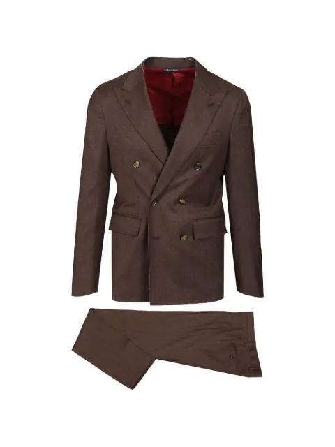 double-breasted flannel suit by AL DUCA D'AOSTA 1902