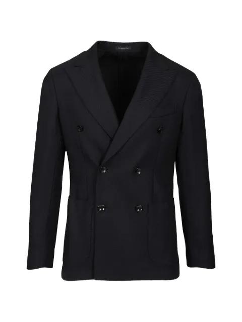 double-breasted peak-lapel blazer by AL DUCA D'AOSTA 1902