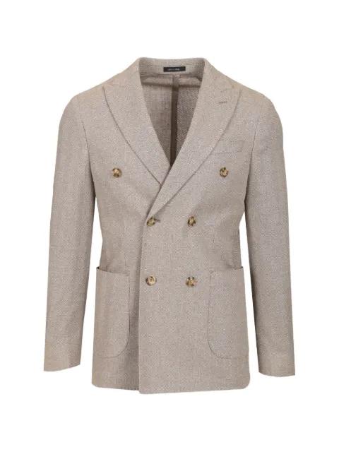 double-breasted peak-lapel jacket by AL DUCA D'AOSTA 1902