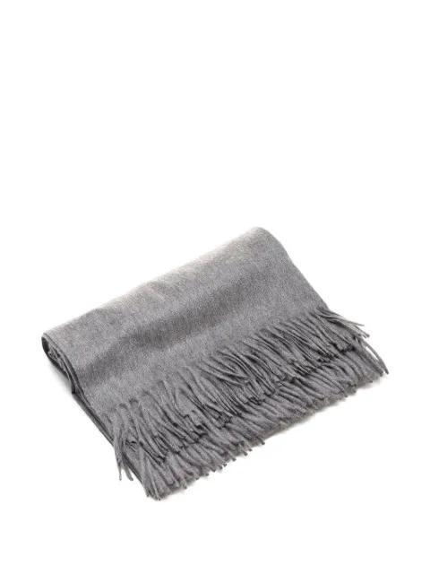 fringed cashmere scarf by AL DUCA D'AOSTA 1902