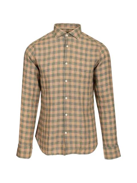 gingham-check shirt by AL DUCA D'AOSTA 1902