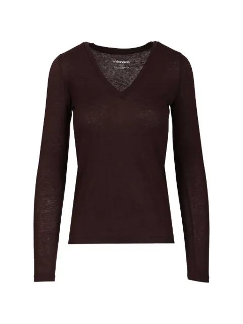 long-sleeve V-neck T-shirt by AL DUCA D'AOSTA 1902